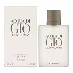 Acqua Di Gio Eau de Toilette Spray for Men 3.4 oz EDT Fresh & Aquatic Scent