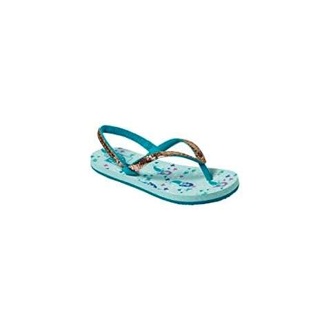 REEF Little Stargazer Aqua Mermaids Sandal Cover
