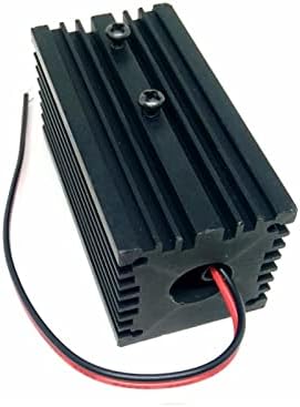 LAB Industrial 532nm 10mw 5VDC Green Laser Diode Dot Module with 62x32mm Cooling Heatsink for 12mm Laser Diode Module