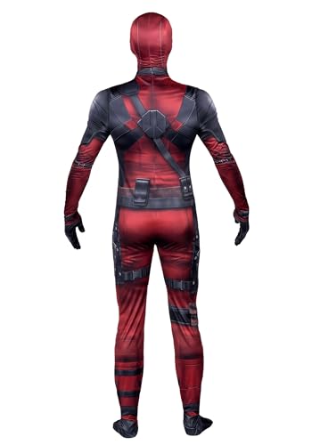 Jazwares JWC3190 Deadpool Adult Zentai Suit Halloween Costume thumb #4
