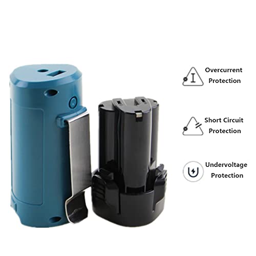 Portable Battery USB Charger Adapter 8V~12V Charging Converter for Makita BL1013 BL1020 Battery Packs, Power Supply Accessory for Powering Cooling Fans, Heated Clothes, etc. - Image 2
