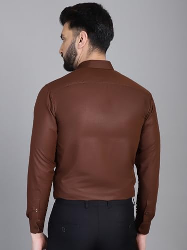 Image of Indian Needle Men's Solid Regular Fit Shirt