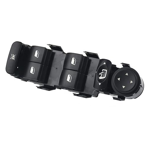 Interrupteur lève-vitre électrique Citroën C4 2004-2010 bouton 9 broches 6554.HA