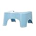 Hockender Toilettenhocker, Rutschfester Badezimmerhocker,Anti-Verstopfungs-natürlicher Und Bequemer Hockhilfe-Hocker (Color : Blue)