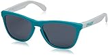 oakley frogskins polished black grey polarized Square Style Oakley Herren Frogskins Sonnenbrille, Schwarz, 55 mm