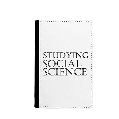 Étui portefeuille de voyage imprimé sciences sociales format 3.7 x 5.8 inch multicolore