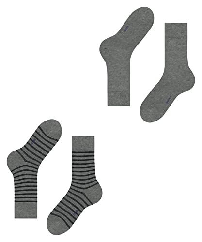 ESPRIT Heren Fine Stripe 2-Pack Sokken ademend duurzaam organisch katoen versterkte herensokken gestreepte duurzame allrounder voor zakelijke alledaagse katoenen sokken Multipack 2 Paar - Afbeelding 6