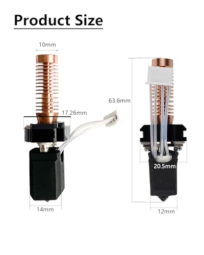 Hotend céramique Adventurer 5M buse durcie 0.4mm usure minimale