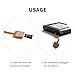 Micro SD Card Extension Cable TF Card Adapter FPC Micro SD Card Extension Cable with Screw Holes External Self-Ejecting Card Holder for Micro SD Cards Prevents Holder Wear and Tear (3.93in/10cm)