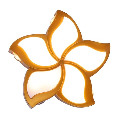 Luz de pared acrílico 6500LM de alta luminosidad con forma de flor oro