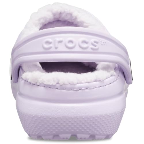 Image of Crocs Unisex-Adult Classic Lined Clog, Lavender /Lavender, 14 Women /12 Men