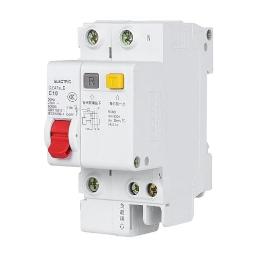 Disjoncteur RCBO DZ47SLE 1P+N 40A C pour tableau électrique