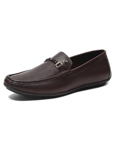 Image of Monte Carlo Mens Solid Slip on Genuine Leather Loafers (201818FW)