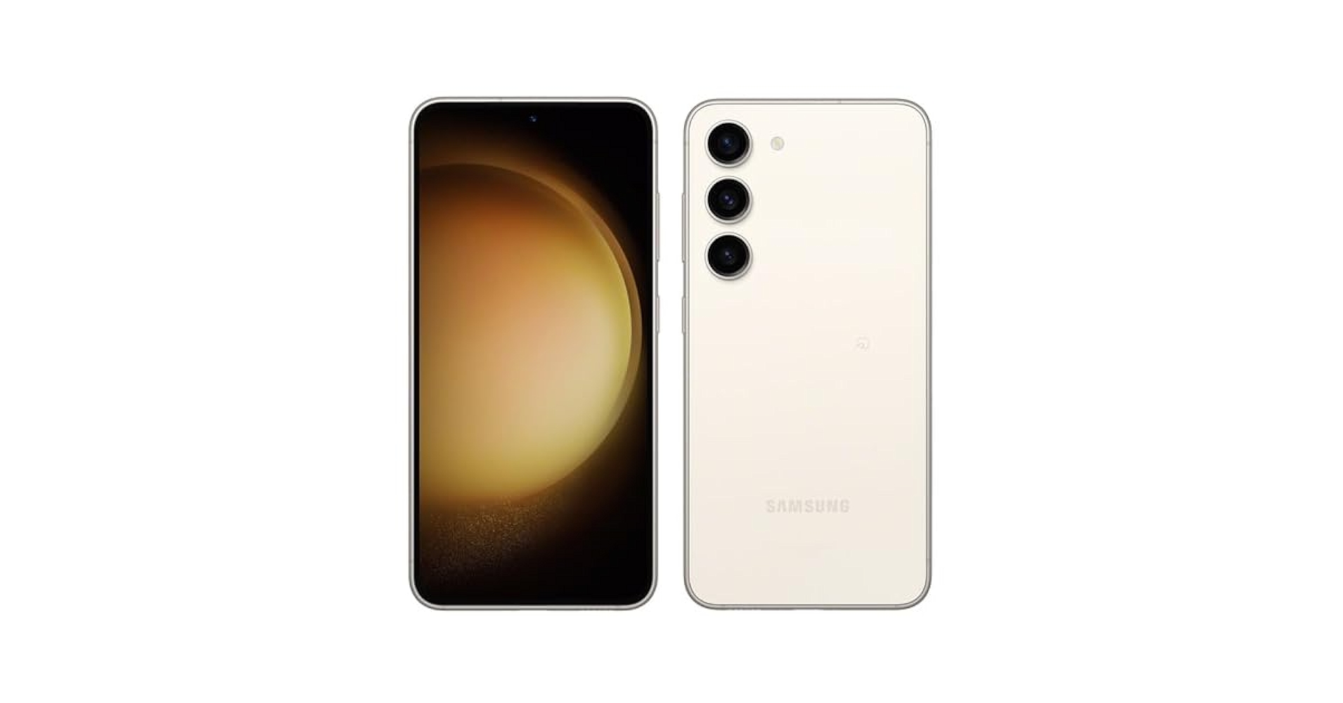 美品 SCG19 Galaxy S23 クリーム Galaxy S23 SCG19 au クリーム 送料無料 即決 本体 c11483