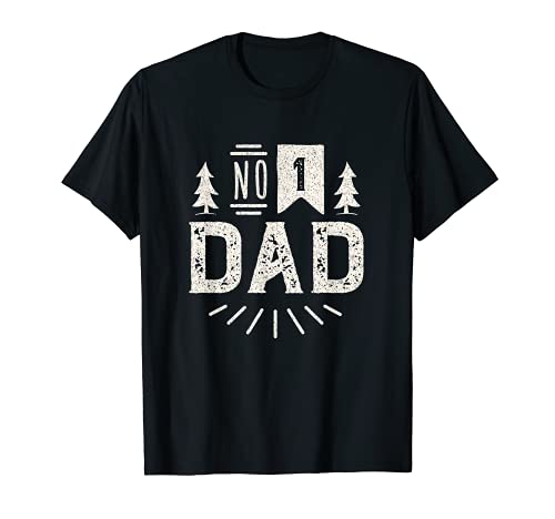 Homme Worlds Best Dad Ever No 1 Dad Design Funny Dad Gifts T-Shirt