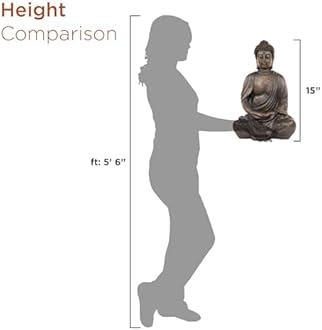 Alpine GEM170 Buddha Statue Decoration