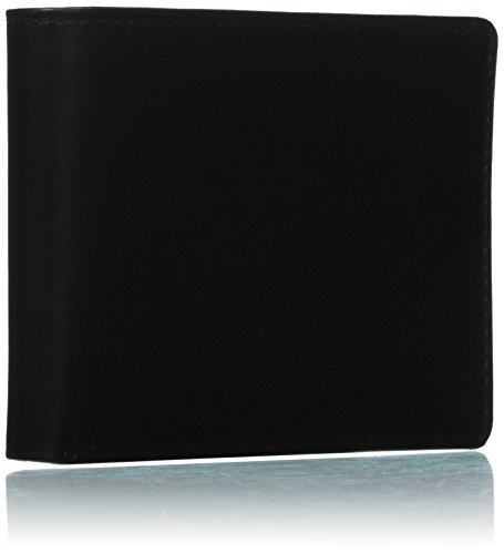 Budd Leather Company Cowhide Leather Slim Wallet, Black (550011-1) - Image 3