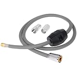 59″Kitchen Faucet Hose Replacement Kit – Pull-Out Hose with Brass Connectors & Weight Ball, Universal Adapters, Compatible with Grohe 48293000/46174000 / 46092000