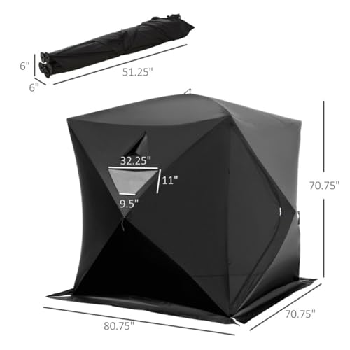 Carpa plegable para camping para 4 personas miniatura 2