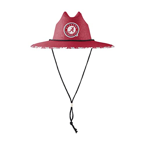 Image of FOCO Alabama Crimson Tide NCAA Team Color Straw Hat