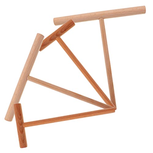 Cabilock Pancake Spreaders Spatula Set Wooden Crepe Spreader for Pancakes Bacon Eggs Kitchen Tool Kit