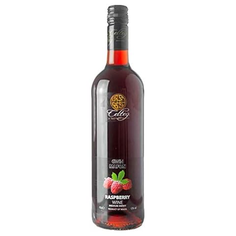 Celteg Welsh Raspberry Wine (1x 750ml Bottle, 12% ABV) Cover
