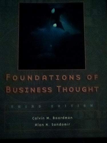 Foundations of Business Thought