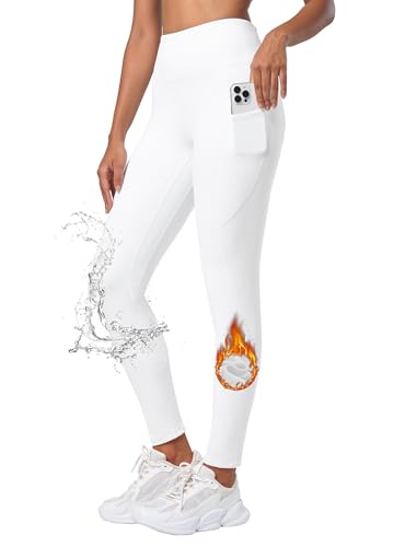 Legging polaire femme chaud contre la pluie et le froid hivernal