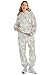 AUTOMET Women 2 Piece Outfits 2026 Plus Size Fall Fashion Airport Travel Camo Pants Hoodies Lounge Set Winter Clothes Sweatsuits CamoGrey S