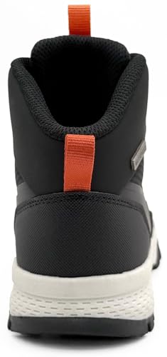 R CORD Unisex-Kids Waterproof Hiking Boots Ankle Height Durable Easy on Bungee Cord Outdoor Trekking Sneaker4