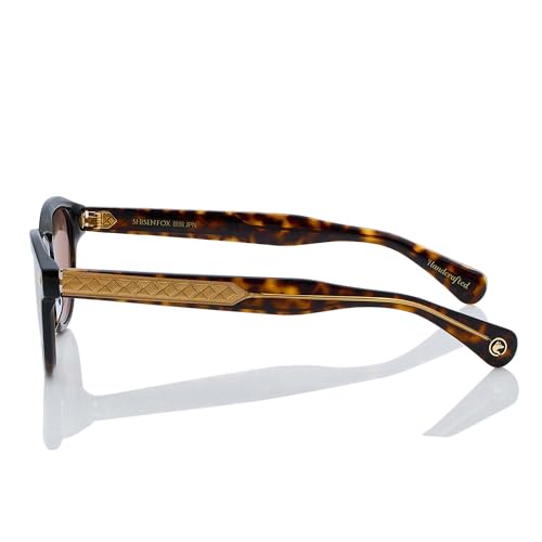 Image of Shisen Fox KITSUNE 2.0 Unisex Sunglasses with Oval Design | Non-Polarized Lenses | Trendy Sun Glasses for Men & Women | Fashion Sunglasses | Acetate Material