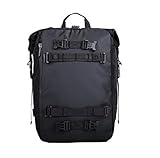 bcumst Bolsa para Asiento Trasero De Motocicleta De Motocross 10 L 20 L 30 L Impermeable con Parachoques Multifunción Venta Una Sola Pieza Bolsa Trasera Moto(Black 10L)