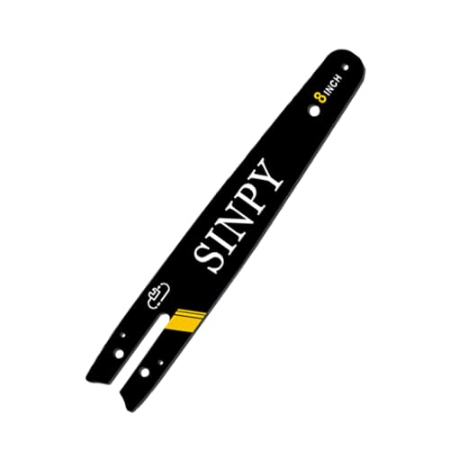 SINPY - Barra guía inalámbrica para motosierra eléctrica de 8 pulgadas