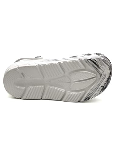 Image of SVAAR Men's Marble Effect Classic Clogs || Sandals with Adjustable Back Strap for Men