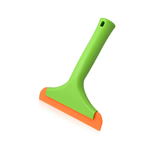 Super Flexible Silicone Squeegee, Window Tint Water Blade, Shower Squeegee With No-Slip Handle, Auto Cleaning Tool Accessories For Car Windshield, Window, Mirror, Glass Door (Geen) #TOP6