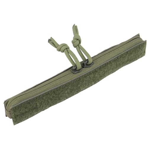 Tactical Vest Zipper Insert Pocket for Vest Combat Crye AVS Hook and Loop YKK Double Zipper Panel Storage Pouch