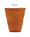 ASHIRWAD Clay Cup Kulhar Kulhad Glass Traditional Indian Terracotta Tea Chai Coffee Cup Natural Indian Soil Mitti Mati Earthen Pot | AE000249-12 (4, 2.75inx2.25in 75 ml)