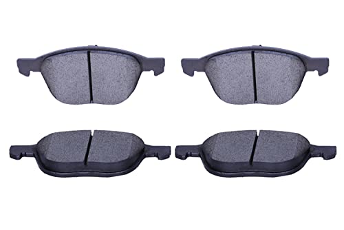 Image of Brakes Pad Automotive Premium Ceramic Front Rear Disc Brake Pads Set Vehicle Replacement Part for Honda, Infiniti, Nissan, Cadillac, Chevrolet, Dodge Attitude, Hyundai Accent (D1044)