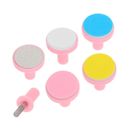 BIUDECO Electric Baby Nail Trimmer Replacement Pads 6pcs Soft Grinding Heads for Gentle Nail Care