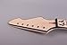 Yinfente Unfinished Electric Guitar Neck Replacement 24 Fret 25.5 Inch Maple Wood Fretboard Binding Headstock