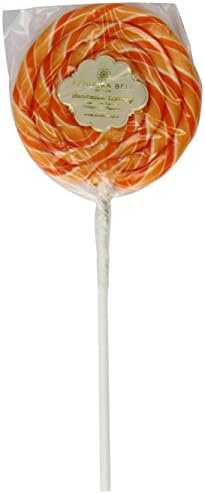Pandora Bell Orange Handmade Lollipops 640 g (Pack of 8)