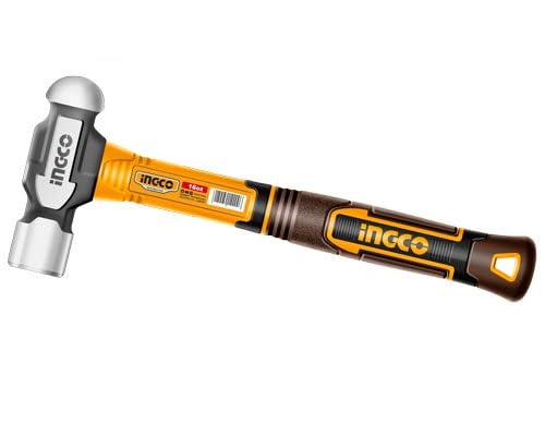 INGCO Ball Pein Hammer, 16oz/450g, Drop-forged Hammerhead Heat Treatment, 45# Carbon Steel, Hand Hammer for Home Use, Industry, Wood Working, DIY HBPH81016-image-18