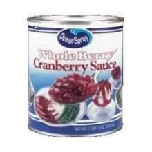 Cranberry Whole Sauce, no. 10 Can -- 6 Per Case