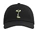 Sax Man Jazz Music Saxophone Player Cartoon Musician Adjustable Printed Baseball Hat, Black