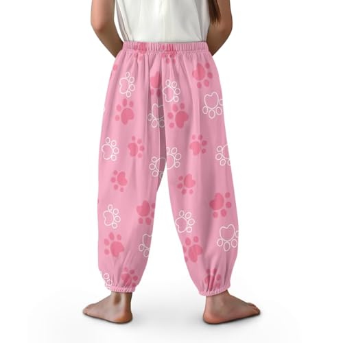 Girls Wide Leg Pants Girls Trousers Easy to Clean Boys Lantern Trousers Relaxed Fit for Everyday Comfort2