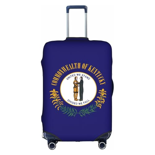 Housse pour bagages lavable et anti-rayures Kentucky Flag XL blanc
