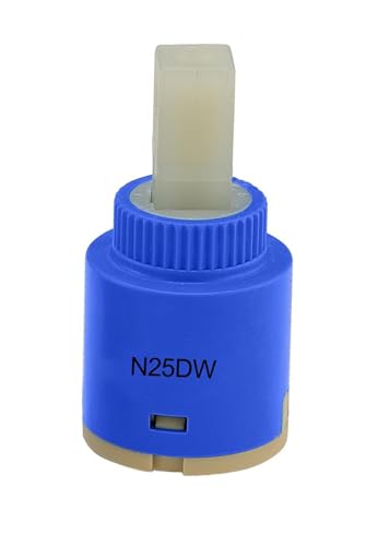 Wasserhahn Kartuş Zertifizierung Keramik Kartuschen Ersatzkartusche, Innenkartusche für Einhebelarmatur Monoblock Badezimmer oder Küchenmisch (25mm Kartusche)