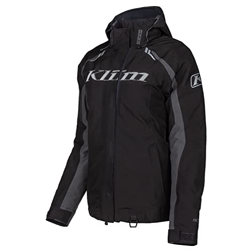 KLIM Women's Flare Jacket Ascent Float System Gore-Tex Winter Snowmobile Jacket - Size Small - Black - Asphalt