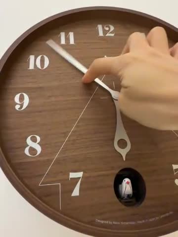 Amazon.co.jp: レムノス カッコー時計 アナログ パーチェ 天然色木地