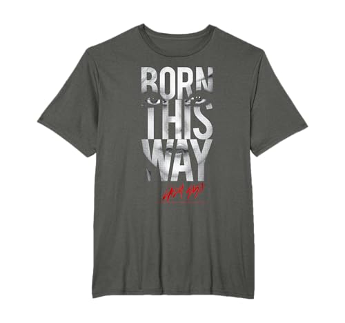 Lady Gaga Born This Way Text Music by Rock Off T-Shirt